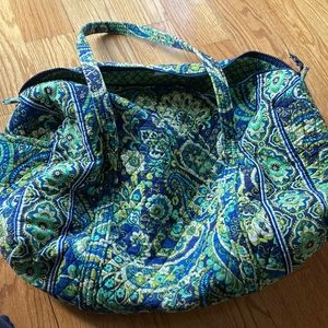 Quilted Vera Bradley duffle bag